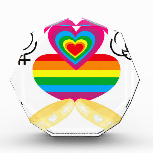 gay marriage acrylic award