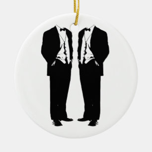 Gay Marriage Ceramic Ornament