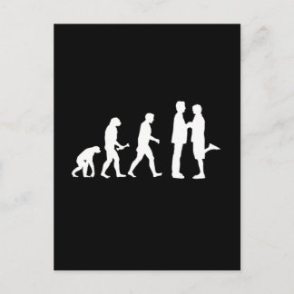 Gay Marriage Evolution - Postcard