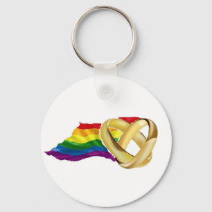 Gay Marriage Keychain
