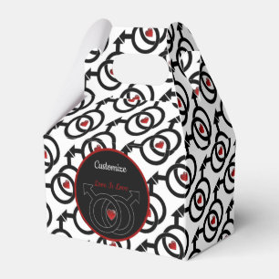 Gay Marriage Love Is Love White Gable Favor Box