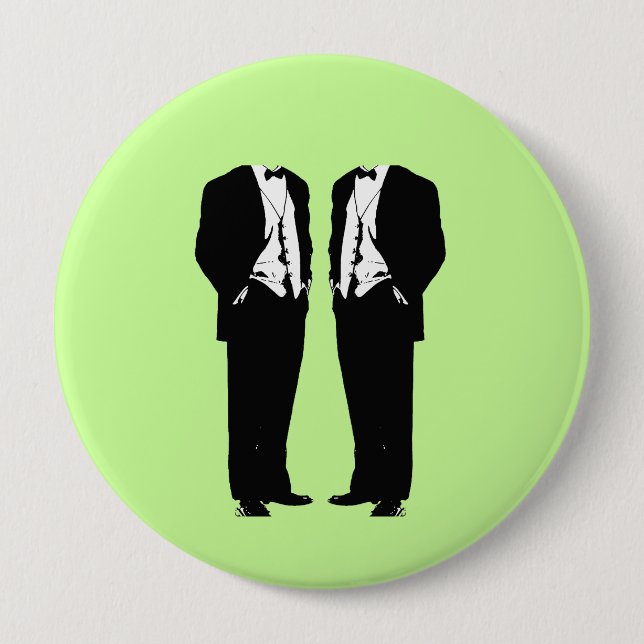 Gay Marriage Pinback Button (Front)