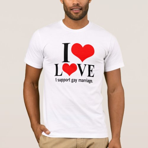 Gay Marriage Support T_Shirt