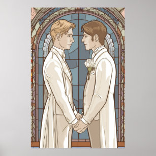 Gay men at the altar poster