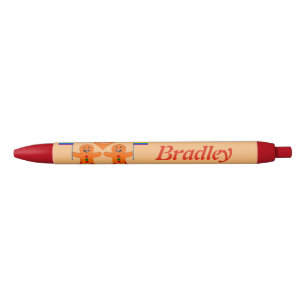 Gay Men Christmas Gingerbread Couple Custom Pen