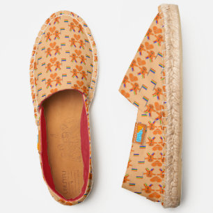 Gay Men Christmas Gingerbread Couple Espadrilles