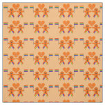 Gay Men Christmas Gingerbread Couple Fabric