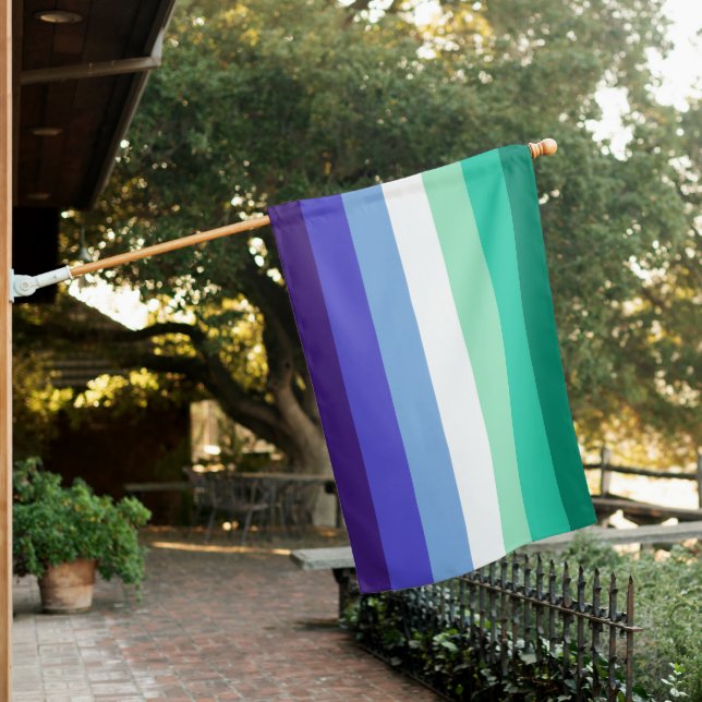 Gay Men Pride Flag LGBTQIA Parade Celebration (In SItu)