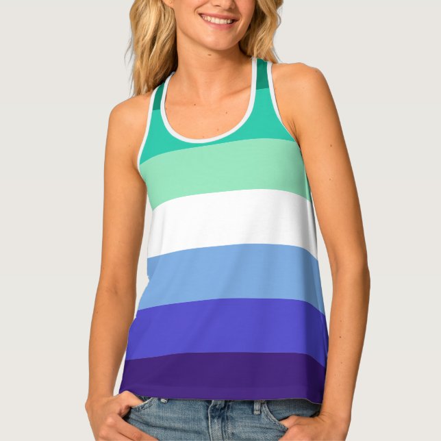 Gay Men Pride Tank Top (Front)