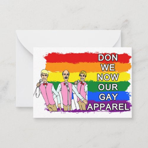 Gay Mens Chorus Christmas Cards