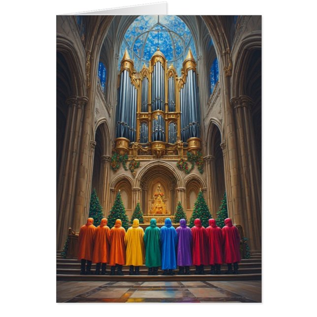 Gay Men's Chorus: LGBTQIA+ Christmas Card (Front)
