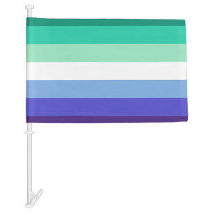 Gay Mens Pride Flag (Azure & Blue)