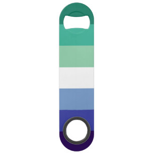Gay Men's Pride, Striped Print, LGBTQ PRIDE Bar Key