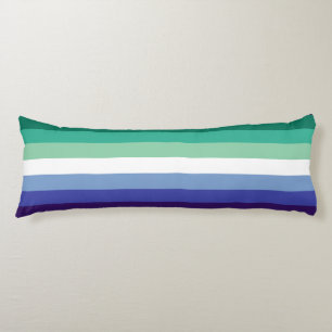 Gay Men's Pride, Striped Print, LGBTQ PRIDE Body Pillow
