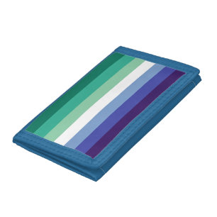 Gay Men's Pride, Striped Print, LGBTQ PRIDE Trifold Wallet
