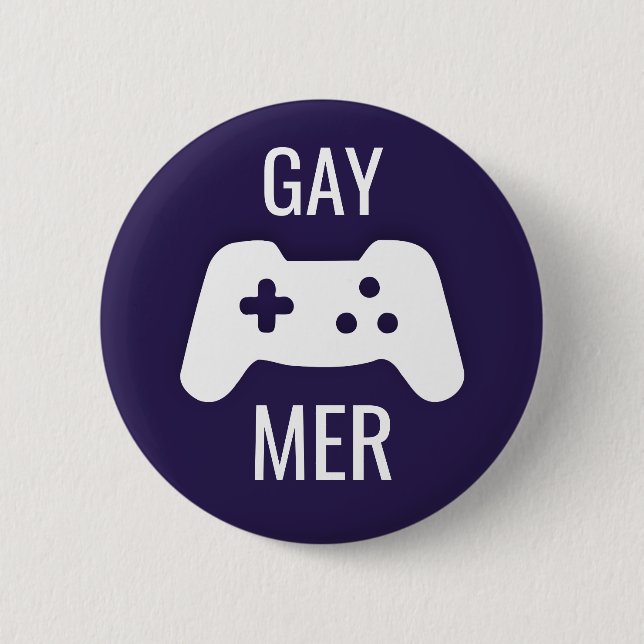 Gay Mer Button (Front)