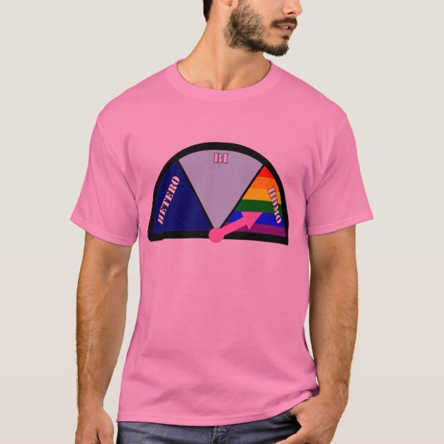 Gay Meter -- Do You Beep? T-Shirt (Front)