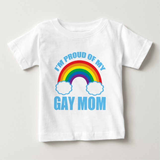 Gay Mom Baby T-Shirt (Front)