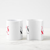 Gay Newlyweds Mr and Mr Personalized Wedding Gift Coffee Mug Set (Side)