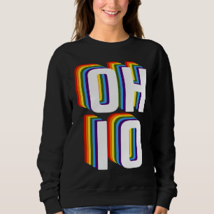 Gay Ohio Pride LGBTQ, Gay Pride Month , Gay Ohio R Sweatshirt