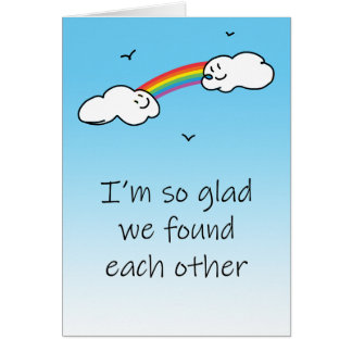 Gay or Lesbian Spouse Cute Romantic Anniversary Cards
