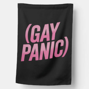 Gay Panic LGBTQ Protest Pride House Flag