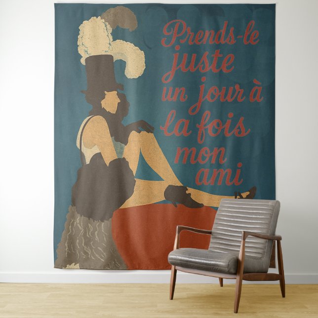 Gay Paree One Day at a Time - Tapestry (In Situ)