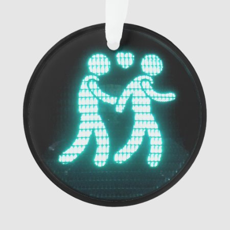 Gay Pedestrian Signal Ornament