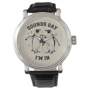 Gay Penguin Sounds Gay I'm In Vintage Queer Lgbtq  Watch