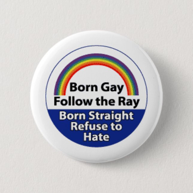 Gay Pinback Button (Front)