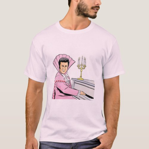 Gay Pink Pianist  T_Shirt