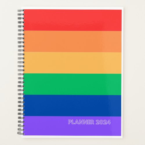 Gay planner 2024 pride colors