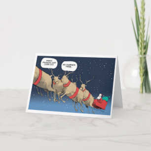 Gay Prancer Holiday Card