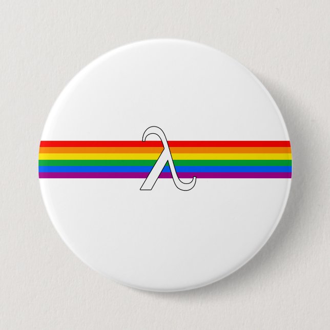 Gay Pride Activism Button (Front)