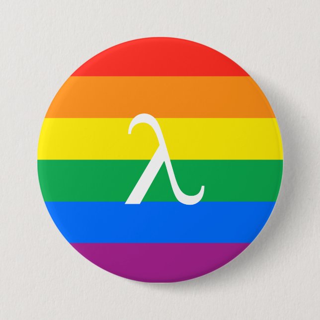 Gay Pride Activism Button (Front)