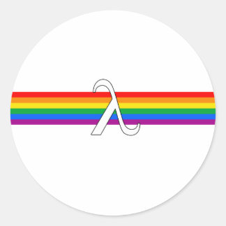 Gay Pride Activism Classic Round Sticker