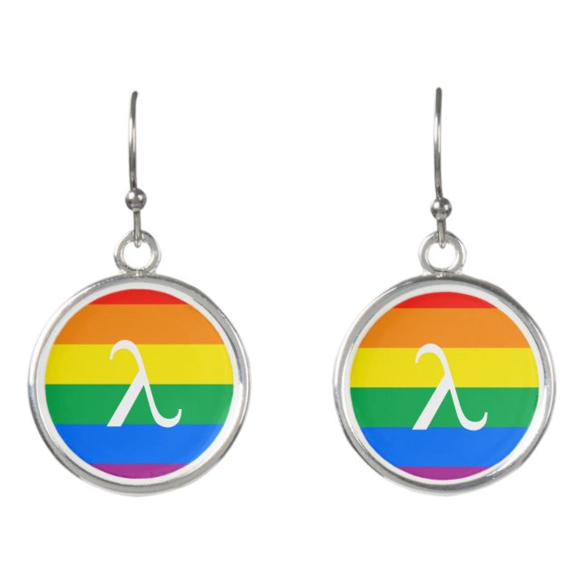 Gay Pride Activism Earrings (Front)