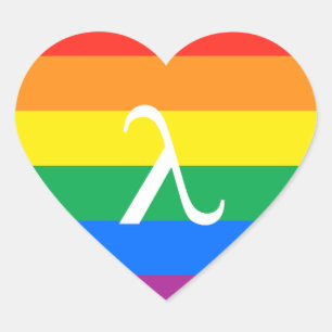 Gay Pride Activism Heart Sticker