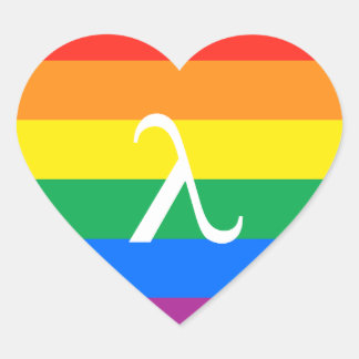 Gay Pride Activism Heart Sticker