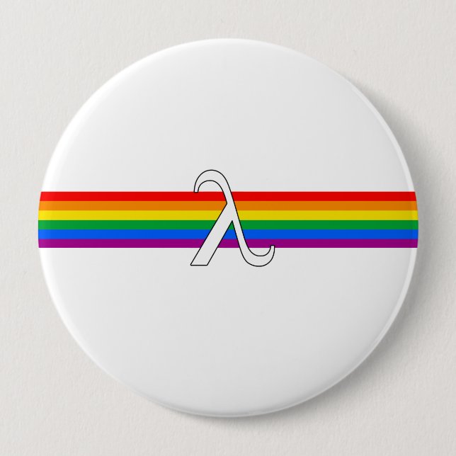 Gay Pride Activism Pinback Button (Front)