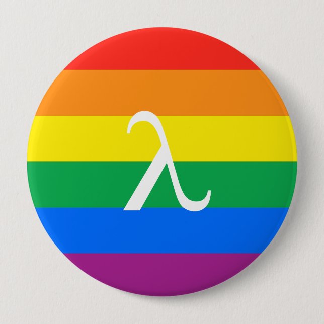 Gay Pride Activism Pinback Button (Front)