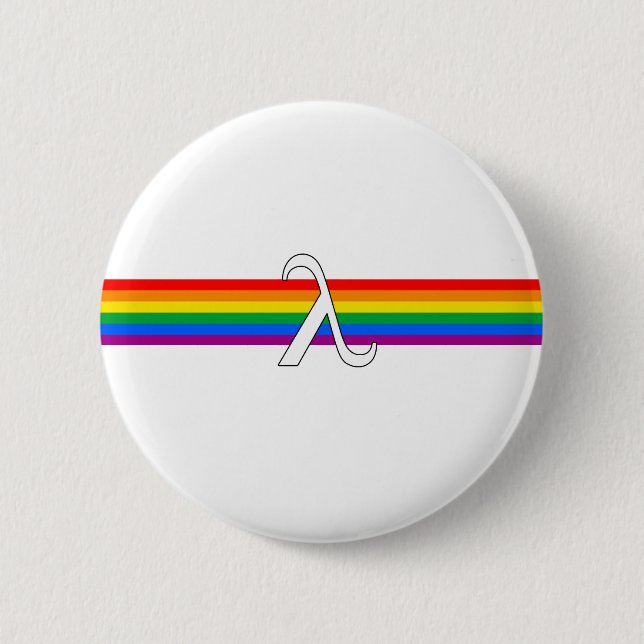 Gay Pride Activism Pinback Button (Front)