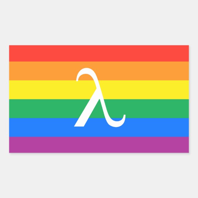 Gay Pride Activism Rectangular Sticker (Front)