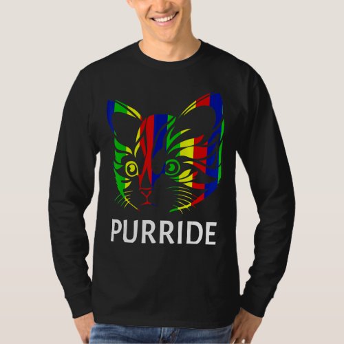 Gay Pride Apparel For Women Men Lgbt Daddy Cat Pur T_Shirt