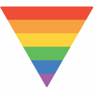 Gay Pride ARainbow Triangle Statuette