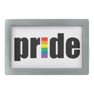 Gay Pride Belt Buckle