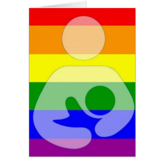 Gay Pride Breastfeeding / Nursing Cards