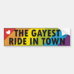 Gay Pride Bumper Sticker at Zazzle