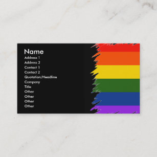 Gay Pride Business Card