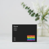 GAY PRIDE BUSINESS CARD (Standing Front)